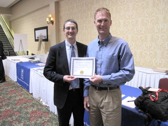 David Byrne renews probate and estate planning certificate